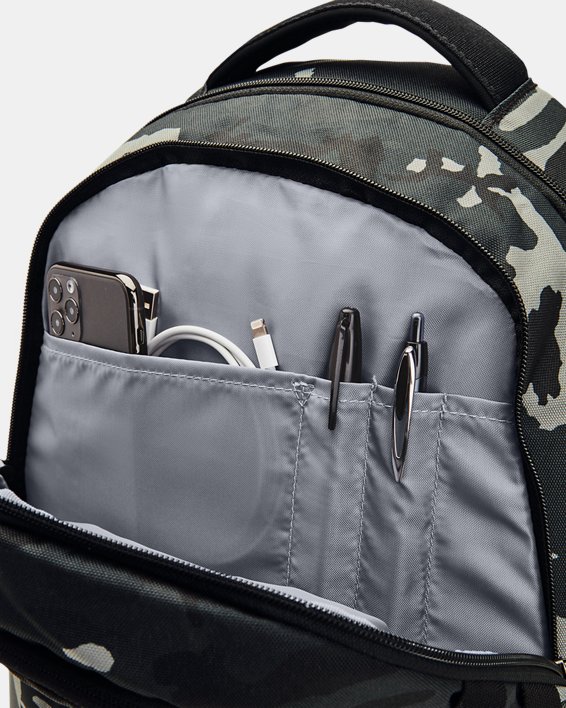 UA Hustle 5.0 Backpack, Black, pdpMainDesktop image number 1